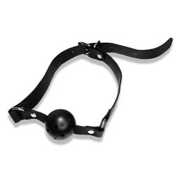 Mordaça Bola Sem-dó (17555) - Preto - 31202 - Sexy Shop BH