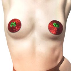 Tapa Mamilo Natalino (TO111-17631) - Vermelho -... - Sexy Shop BH
