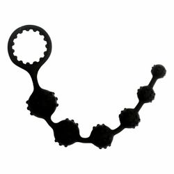 *Plug 6 Esferas Toto SI (5586) - Preto - 26124 - Sexy Shop BH