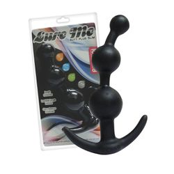 *Plug Com 3 Esferas Tamanhos Gradativos Lure Me SI... - Sexy Shop BH