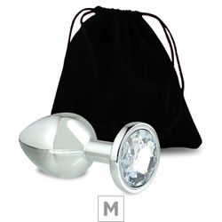 **Plug Metálico M Com Pedra Variadas 7cm SI (5846)... - Sexy Shop BH