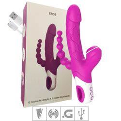 Vibrador Ponto G e Clitóris 3 Em 1 Eros (7392) - M... - Sexy Shop BH