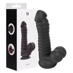Prótese 16x13cm Com Ventosa e Escroto Delon SI (74... - Sexy Shop BH