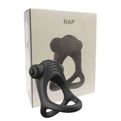 Anel Peniano Com Vibro Rap SI (7755) - Preto - 36... - Sexy Shop BH