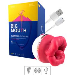 Vibrador Recarregável Formato de Boca Big Mouth SI... - Mais Sex