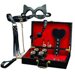 Kit Sado Maleta de Luxo SI (8111) - Preto - 37609 - Sexy Shop BH