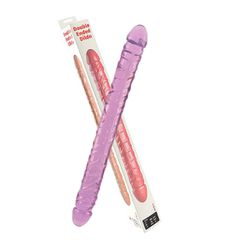 Prótese 33x10cm Ponta Dupla SI (8223) - Roxo - 373... - Sexy Shop BH