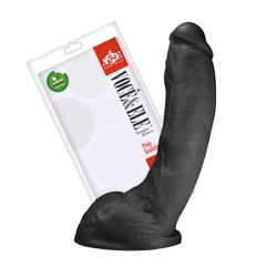Prótese 18x15cm Com Escroto (ADAO08) - Preto - 17... - Sexy Shop BH