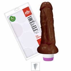 Prótese 15x17cm Com Vibro e Escroto (ADAO19) - Mar... - Sexy Shop BH