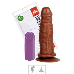 Prótese 14x13cm Com Vibro e Ventosa (ADAO33A) - ... - Sexy Shop BH