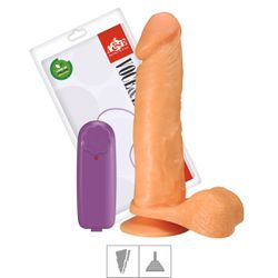 Prótese 18x14cm Com Vibro Ventosa e Escroto (ADAO3... - Sexy Shop BH