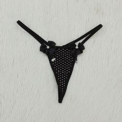 *Calcinha Pua (CF622) - Preto C/ Branco - 26634 - Sexy Shop BH