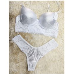 Conjunto Cirrê (DR4526). - Prata - 30674 - Sexy Shop BH