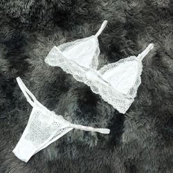 Conjunto Claudia (DR4532) - Branco - 31785 - Sexy Shop BH