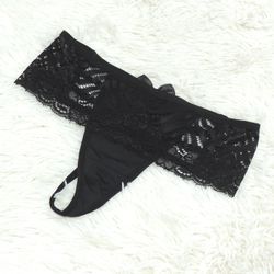 Calcinha Fio Laços (DR871) - Preto - 31735 - Sexy Shop BH