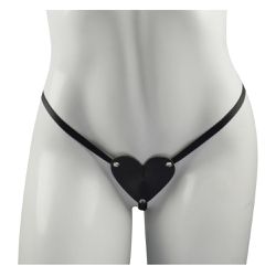 *Calcinha Coração Dominatrixxx (DX1400) - Preto - ... - Sexy Shop BH