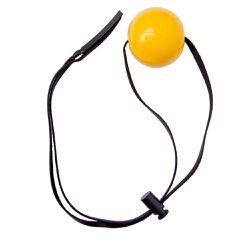 *Mordaça Bola Dominatrixxx (DX512) - Amarelo - 299... - Sexy Shop BH