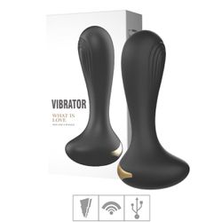 Plug Silicone Com Vibro We Love - (EP001) - Preta ... - Mais Sex