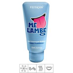 Gel Comestível Me Lambe Ice 15ml (FE9894) - Frambo... - Mais Sex