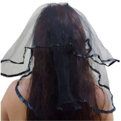 Véu Com Arco (FR2268) - Preto - 39302 - Mais Sex