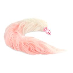 Plug de Metal Rosa Com Cauda Hard (ST609-HA117) -... - Sexy Shop BH