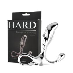 Massageador de Próstata em Metal (HA125) - Cromado... - Sexy Shop BH