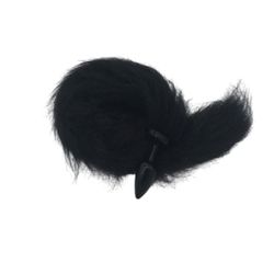 Plug de Plástico P Less Preto Com Cauda (HA168P) -... - Sexy Shop BH