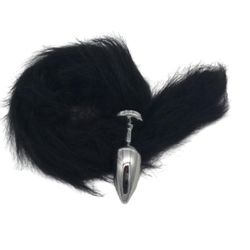 Plug de Plástico G Less Cromado Com Cauda (HA170C)... - Sexy Shop BH