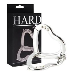 Algema em Metal Coração em Metal (HA173). - Cromad... - Sexy Shop BH