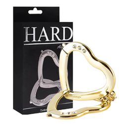 Algema em Metal Coração em Metal (HA173). - Dourad... - Sexy Shop BH