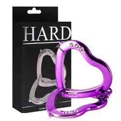 Algema em Metal Coração em Metal (HA173). - Lilás ... - Sexy Shop BH
