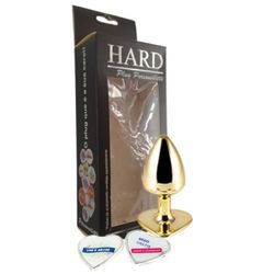 Plug Metálico Personalité Coração Com Duas Pedras ... - Sexy Shop BH