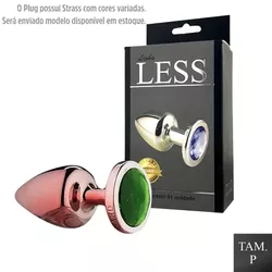 Plug de Plástico P Com Pedras Variadas (HA191) - R... - Sexy Shop BH