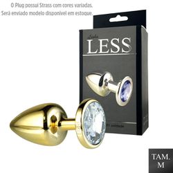 Plug de Plástico M Less Com Pedras Variadas (HA192... - Sexy Shop BH