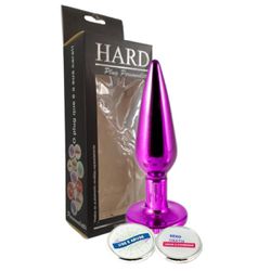 Plug Metálico Slim Personalitté Com Duas Pedras (H... - Sexy Shop BH