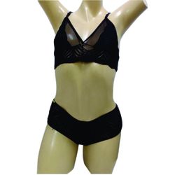 Conjunto Angélica (ID1079) - Preto - 37498 - Sexy Shop BH
