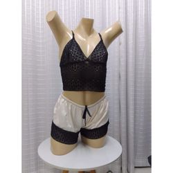 Baby Doll Ivete Íntima Delas (ID897-ST861). - Crem... - Sexy Shop BH