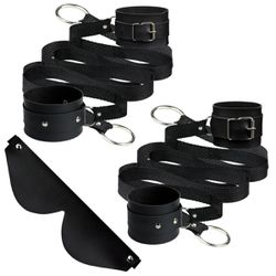 Kit Bondage Em Courvin La Pimienta (L170) - Preto ... - Sexy Shop BH