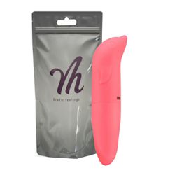 Vibrador Ponto G Aveludado Golfinho (VM006) - Rosa... - Sexy Shop BH