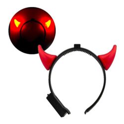 Tiara Diabinha Com Led (NT45765) - Padrão - 39394 - Mais Sex