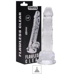 Prótese 14x11cm Com Ventosa e Escroto (PE096) - Tr... - Mais Sex