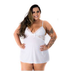 Camisola Lary Pus (PS2095) - Branco - 36470 - Sexy Shop BH