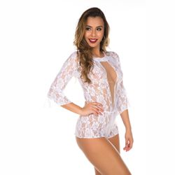 *Macaquinho Princesa (PS8349) - Branco - 24110 - Sexy Shop BH