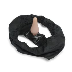 *Calcinha em Vinil Com Plug VP (SA014).. - Preto -... - Sexy Shop BH