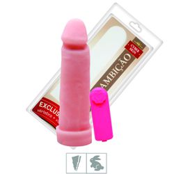Prótese 16x14cm Com Vibro em Cyber (SF300) - Bege... - Sexy Shop BH