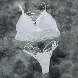 *Conjunto Croped e Calcinha (SP569) - Branco - 262... - Sexy Shop BH