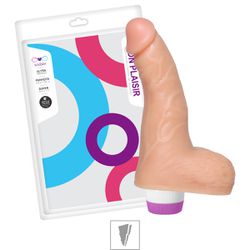 Prótese 14x16cm Com Vibro e Escroto (SS026V) - Beg... - Sexy Shop BH