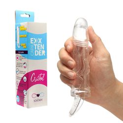 Capa Peniana 14cm Extender Cristal (SS120) - Tran... - Sexy Shop BH