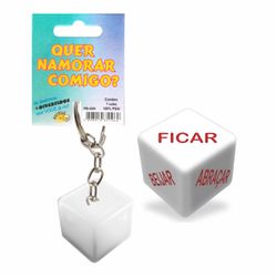 Dado Chaveiro (DC-ST265) - Quer Namorar Comigo - ... - Sexy Shop BH
