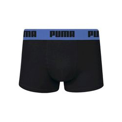 *Cueca Sunga Cotton Puma (ST437) - Preto c/ Azul -... - Sexy Shop BH